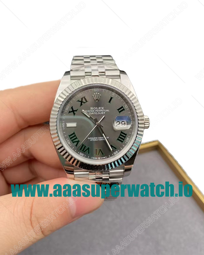 Replica Rolex Datejust 126334 C Factory Stainless Steel Grey Dial Swiss 3235