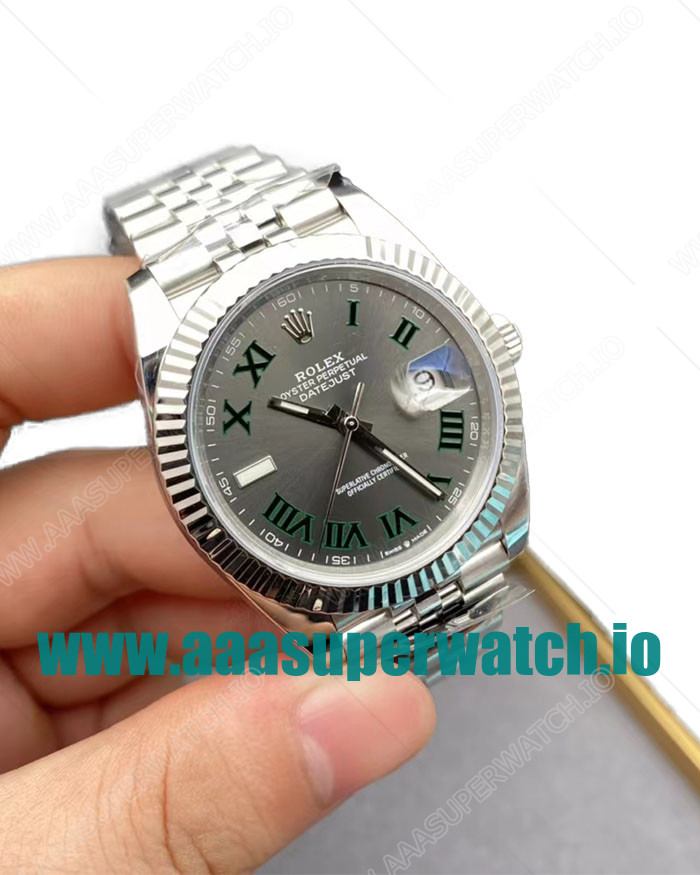 Replica Rolex Datejust 126334 C Factory Stainless Steel Grey Dial Swiss 3235