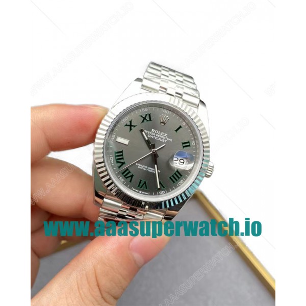 Replica Rolex Datejust 126334 C Factory Stainless Steel Grey Dial Swiss 3235