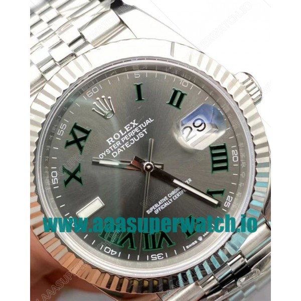 Replica Rolex Datejust 126334 C Factory Stainless Steel Grey Dial Swiss 3235