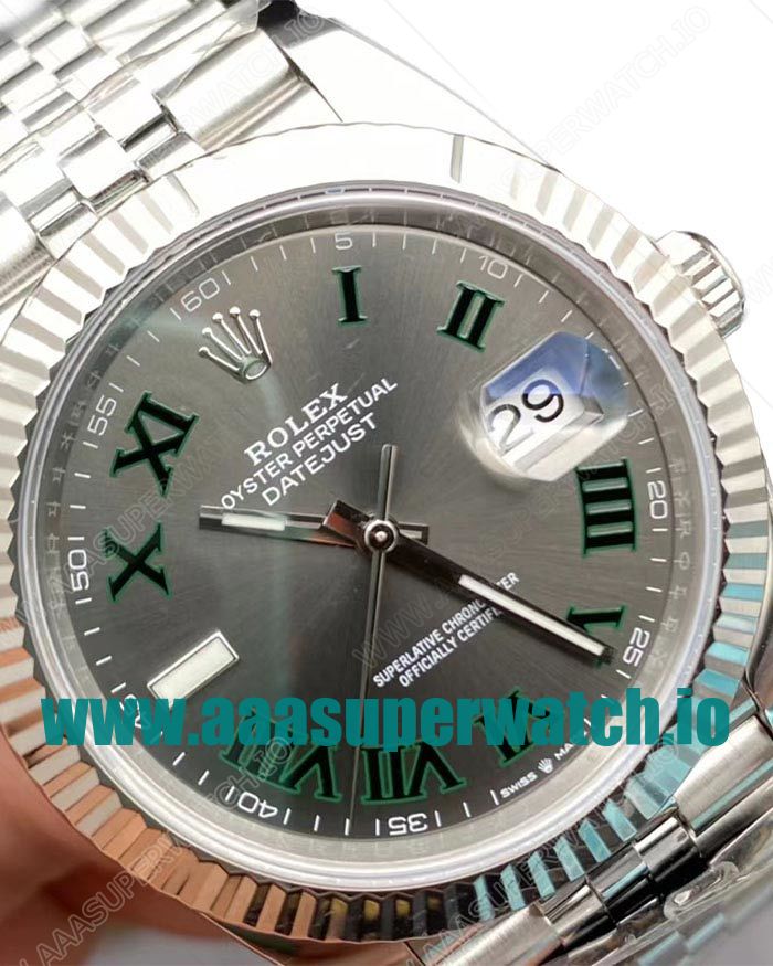 Replica Rolex Datejust 126334 C Factory Stainless Steel Grey Dial Swiss 3235