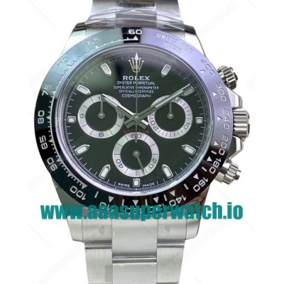 Replica Rolex Daytona 116500LN C Factory Stainless Steel Black Dial Swiss 4130