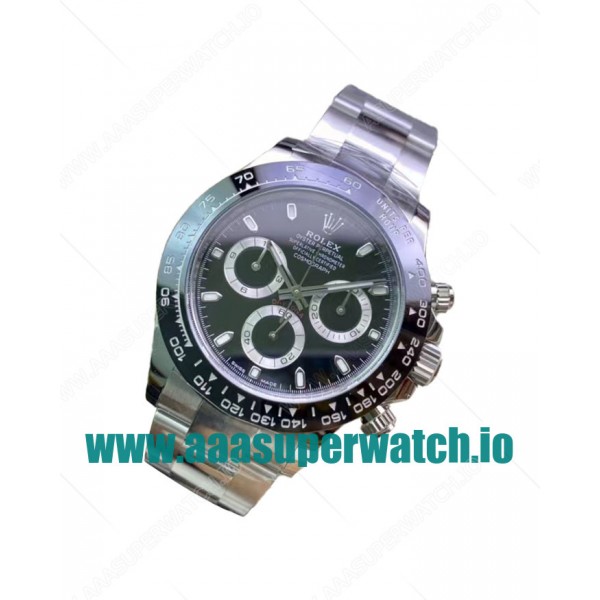 Replica Rolex Daytona 116500LN C Factory Stainless Steel Black Dial Swiss 4130