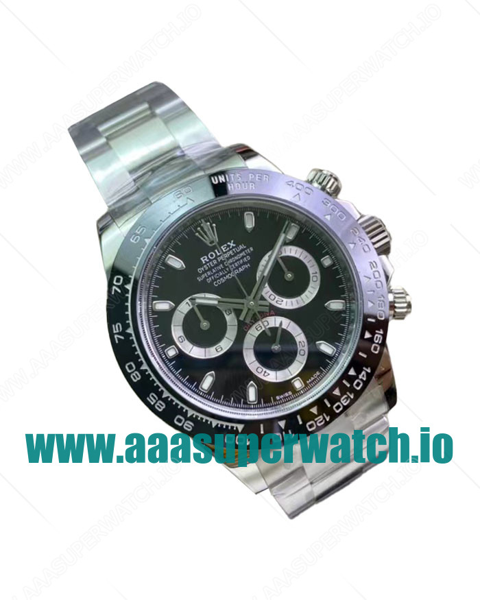 Replica Rolex Daytona 116500LN C Factory Stainless Steel Black Dial Swiss 4130