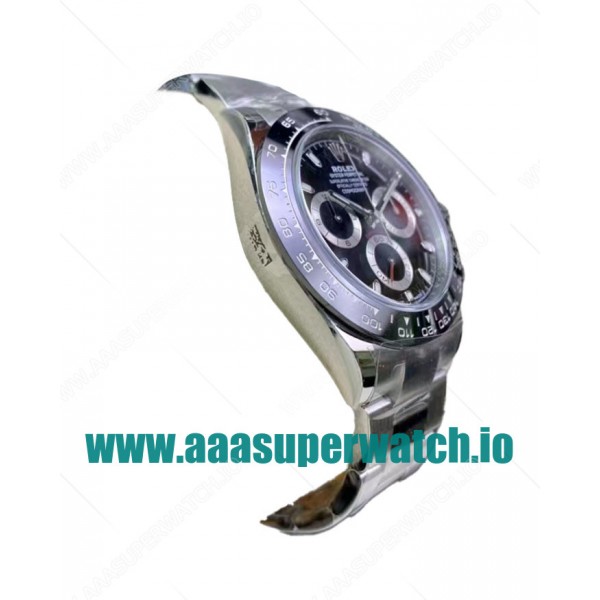 Replica Rolex Daytona 116500LN C Factory Stainless Steel Black Dial Swiss 4130