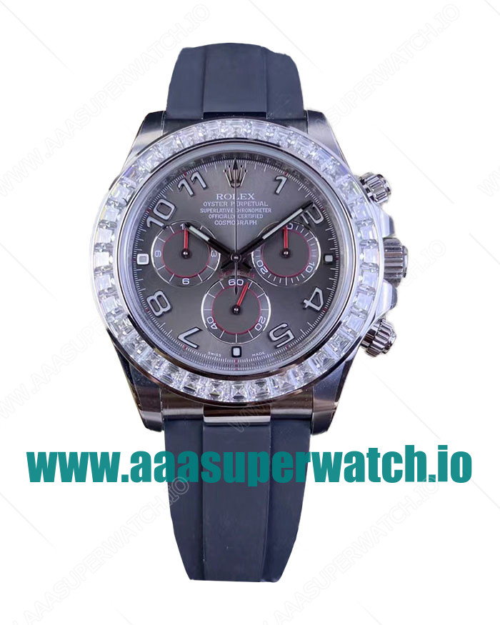 Replica Rolex Daytona 116519 C Factory Stainless Steel Grey Dial Swiss 4130