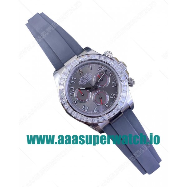 Replica Rolex Daytona 116519 C Factory Stainless Steel Grey Dial Swiss 4130