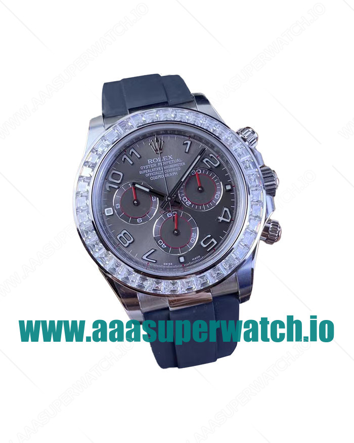 Replica Rolex Daytona 116519 C Factory Stainless Steel Grey Dial Swiss 4130