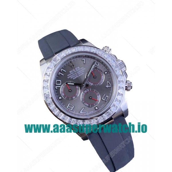 Replica Rolex Daytona 116519 C Factory Stainless Steel Grey Dial Swiss 4130