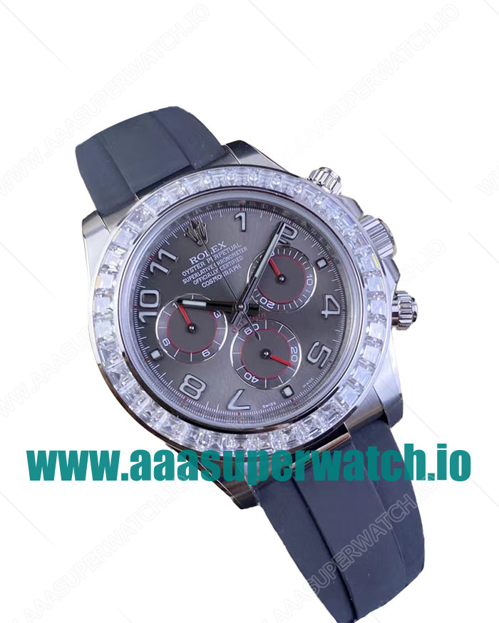 Replica Rolex Daytona 116519 C Factory Stainless Steel Grey Dial Swiss 4130