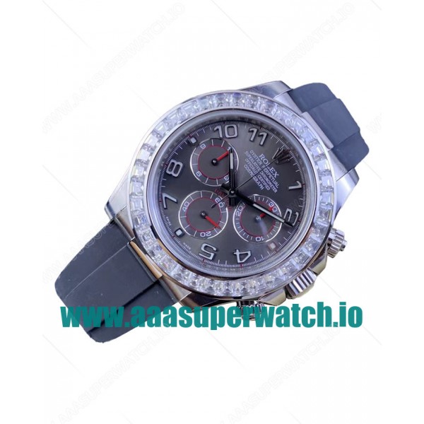 Replica Rolex Daytona 116519 C Factory Stainless Steel Grey Dial Swiss 4130