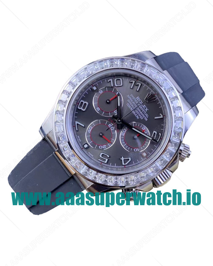 Replica Rolex Daytona 116519 C Factory Stainless Steel Grey Dial Swiss 4130