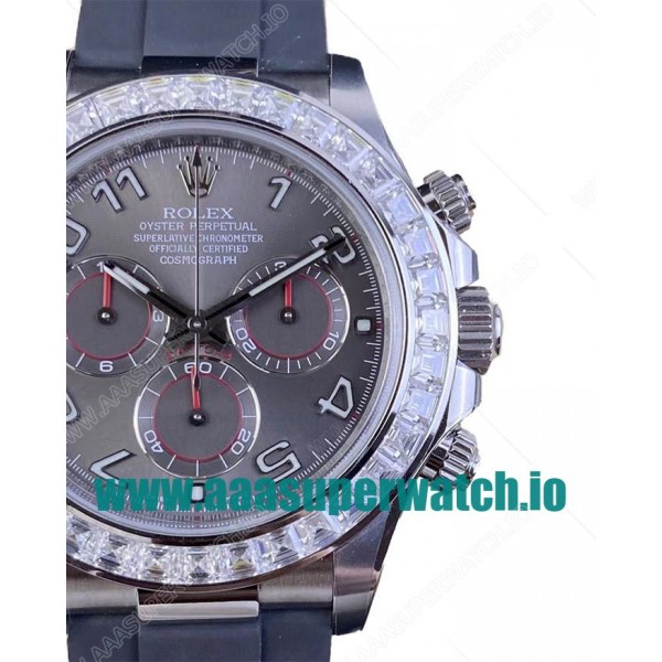 Replica Rolex Daytona 116519 C Factory Stainless Steel Grey Dial Swiss 4130