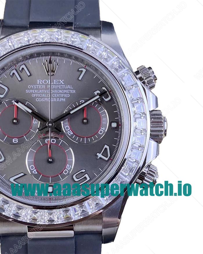 Replica Rolex Daytona 116519 C Factory Stainless Steel Grey Dial Swiss 4130