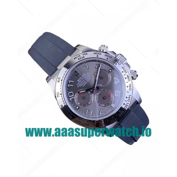 Replica Rolex Daytona 116519 C Factory Stainless Steel Gray Dial Swiss 4130