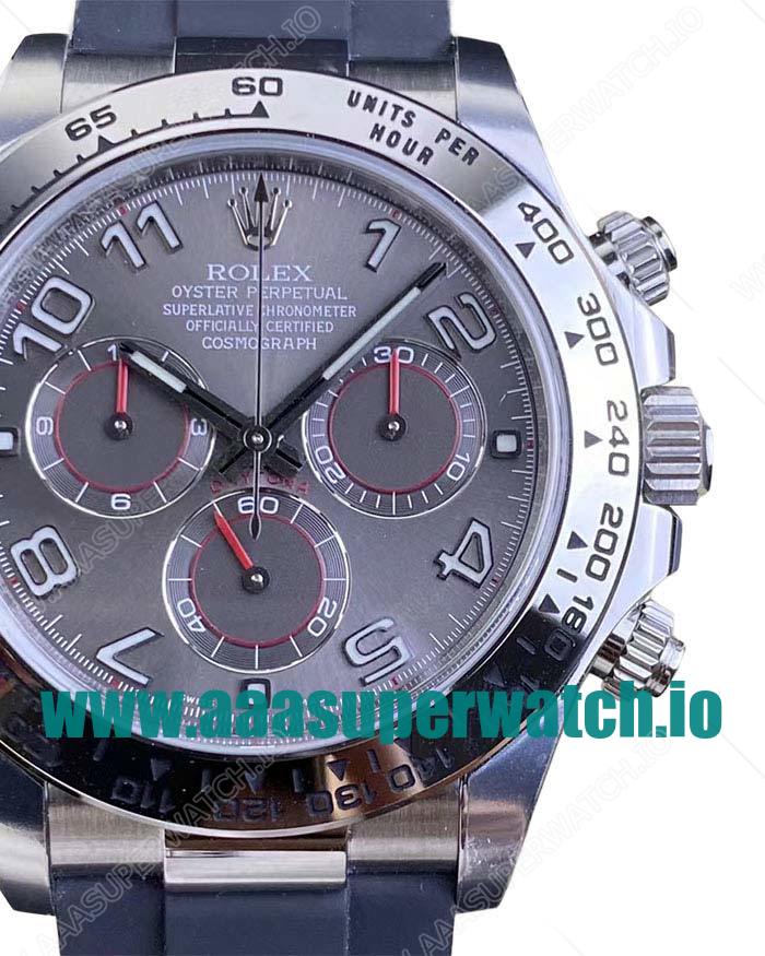 Replica Rolex Daytona 116519 C Factory Stainless Steel Gray Dial Swiss 4130