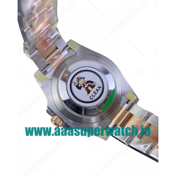 Replica Rolex GMT-Master II 126711CHNR C Factory Stainless Steel & Rose Gold Black Dial Swiss 3186