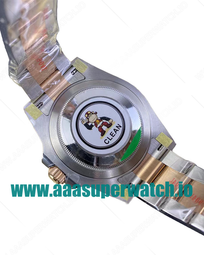 Replica Rolex GMT-Master II 126711CHNR C Factory Stainless Steel & Rose Gold Black Dial Swiss 3186