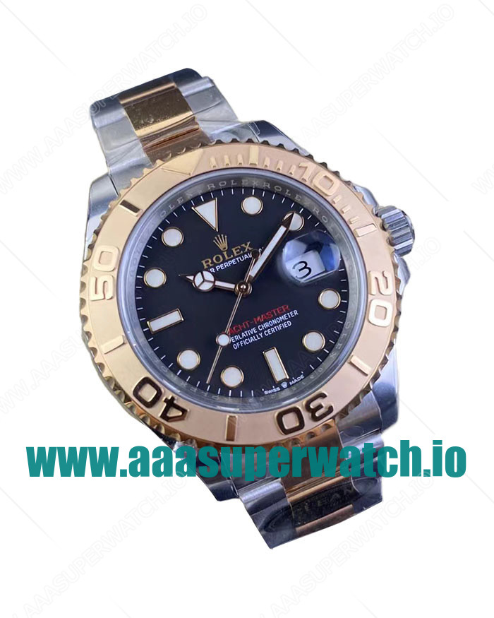 Replica Rolex Yacht-Master 126621 C Factory Stainless steel & Rose Gold Black Dial Swiss 3186