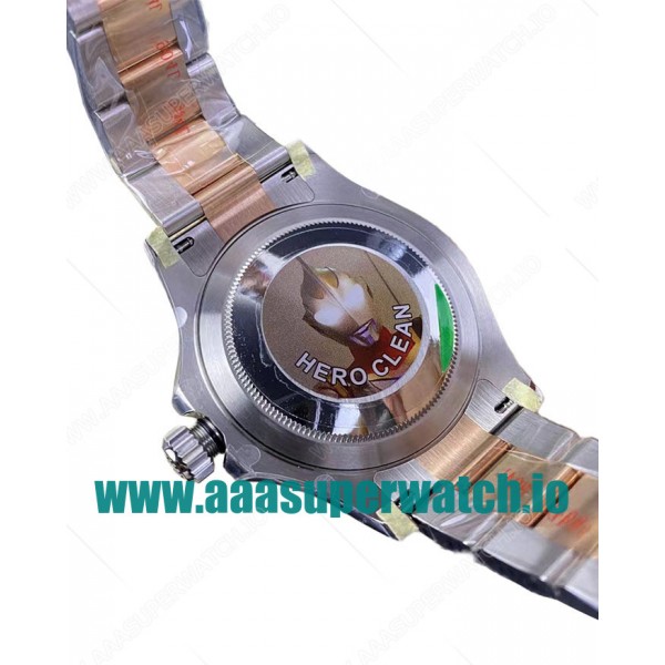 Replica Rolex Yacht-Master 126621 C Factory Stainless steel & Rose Gold Black Dial Swiss 3186