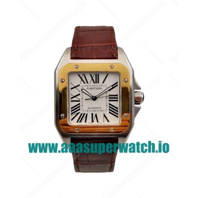 Cartier Replica Santos 100 W20107X7 - 39 x 39 MM