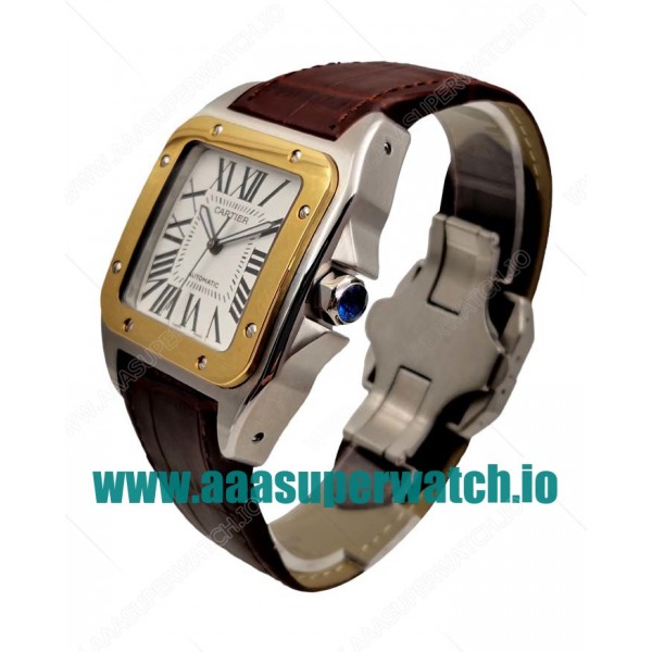 Cartier Replica Santos 100 W20107X7 - 39 x 39 MM