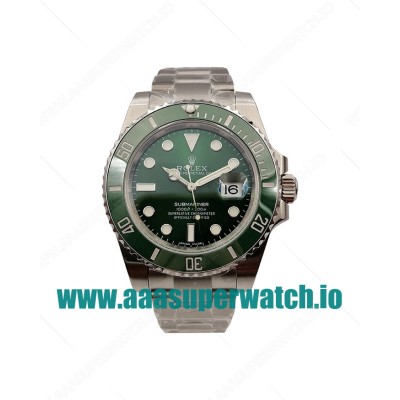 Replica Rolex Submariner Date 116610LV 2018 N V9S Stainless Steel 904L Green Dial Swiss 2836-2