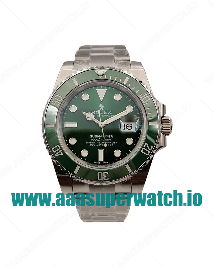 Replica Rolex Submariner Date 116610LV 2018 N V9S Stainless Steel 904L Green Dial Swiss 2836-2