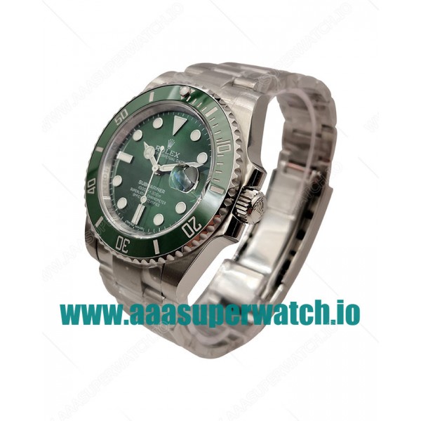 Replica Rolex Submariner Date 116610LV 2018 N V9S Stainless Steel 904L Green Dial Swiss 2836-2