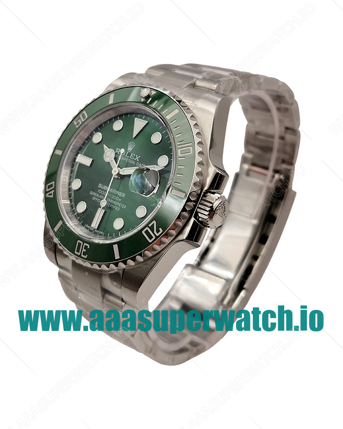 Replica Rolex Submariner Date 116610LV 2018 N V9S Stainless Steel 904L Green Dial Swiss 2836-2