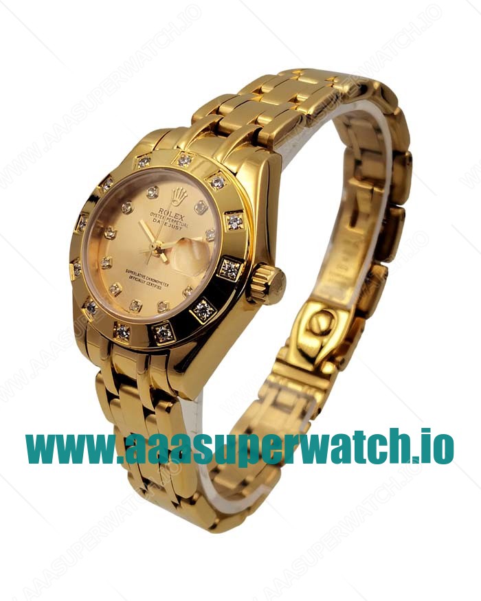 Rolex Replica Pearlmaster 81318 - 28 MM